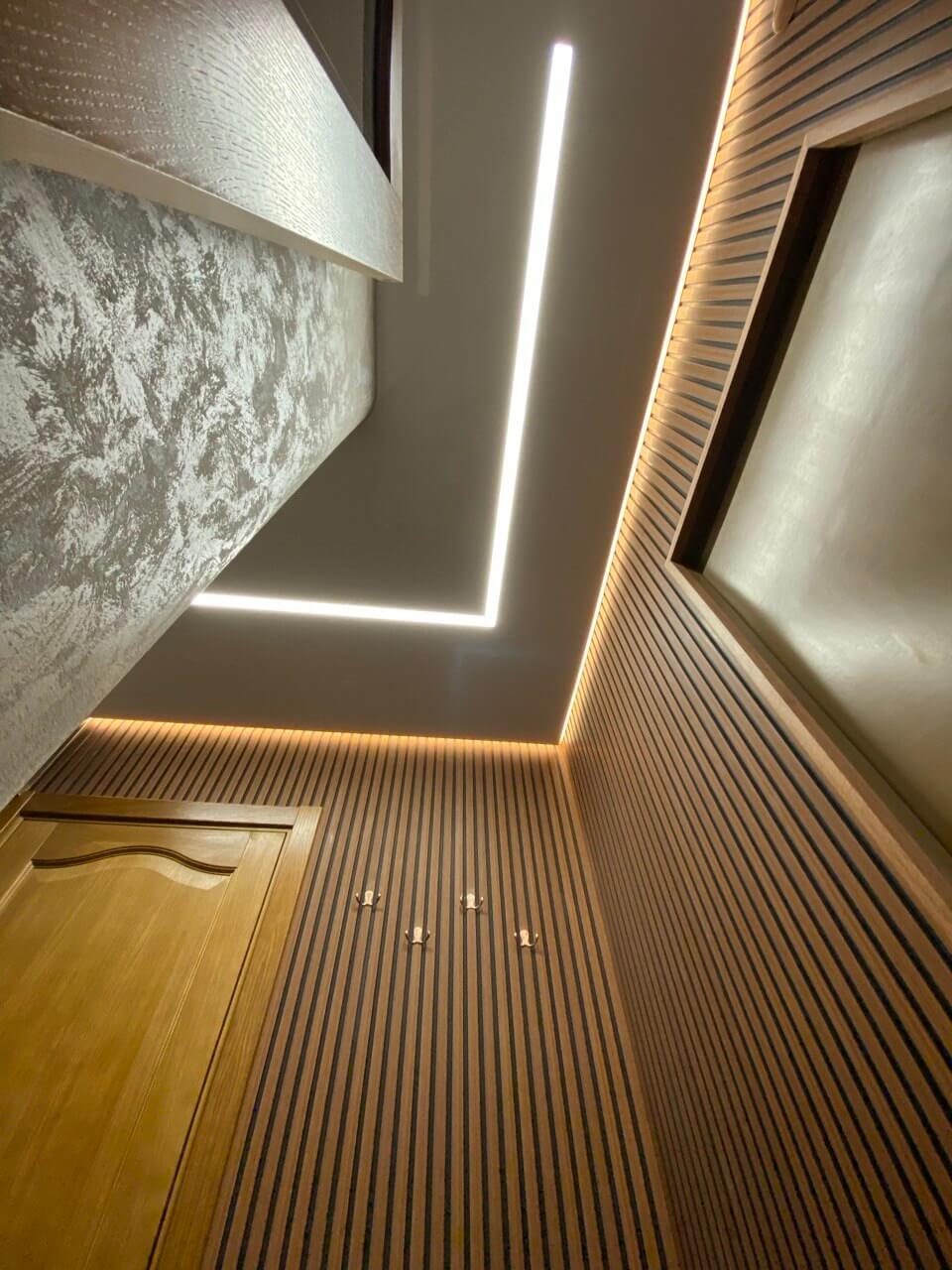 парящая подсветка потолка